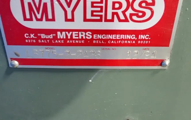 Myers #LB775-2, Mixer, 16" capacity, 2 HP, 230/460 V, 1994 - Image 1