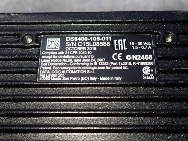 Datalogic, DS6400-105-011, Barcode Scanner, 2015 - Image 6
