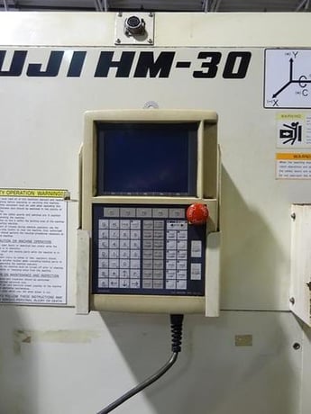 Fuji #HM-30T1, single spindle, 21i-M, 16.5" turn, 5000 RPM, 10 HP, chip conveyor, coolant, 2003, #102883 - Image 3