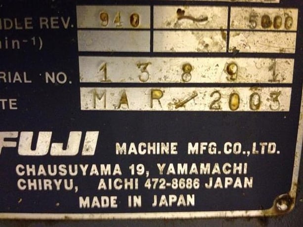 Fuji #HM-30T1, single spindle, 21i-M, 16.5" turn, 5000 RPM, 10 HP, chip conveyor, coolant, 2003, #102883 - Image 4