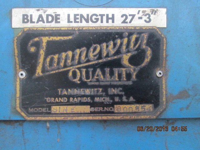 52" x 20" Tannewitz #S1NE, 50-1500 SFM, 10-30 HP, 52" wheel diameter - Image 4