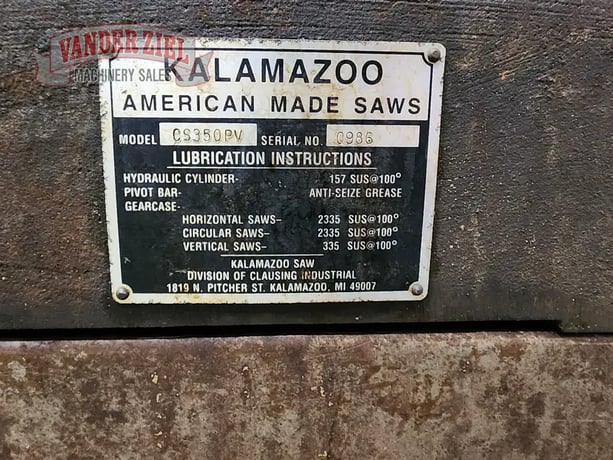 Kalamazoo #CS350PV, cold saw - Image 6