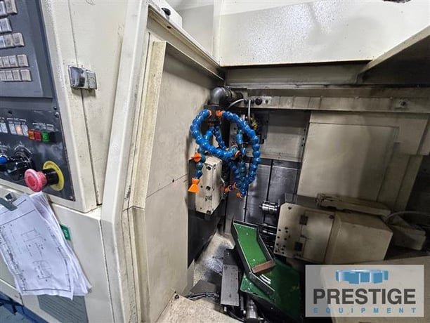 Tsugami #BS26-III, 7-Axis CNC Swiss type lathe, Fanuc 18iT, LNS Super Hydrobar barfeed, 2006 - Image 2