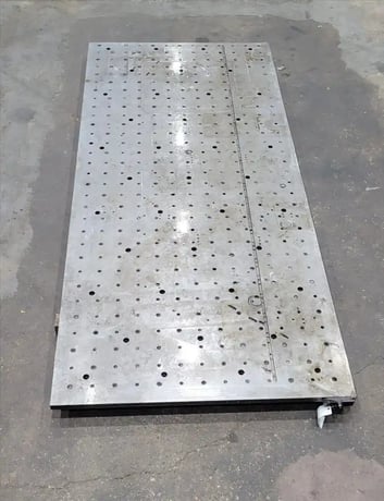 125.5" x 54.5" x 1.5", Precision set-up fixture plate, 2015 - Image 4