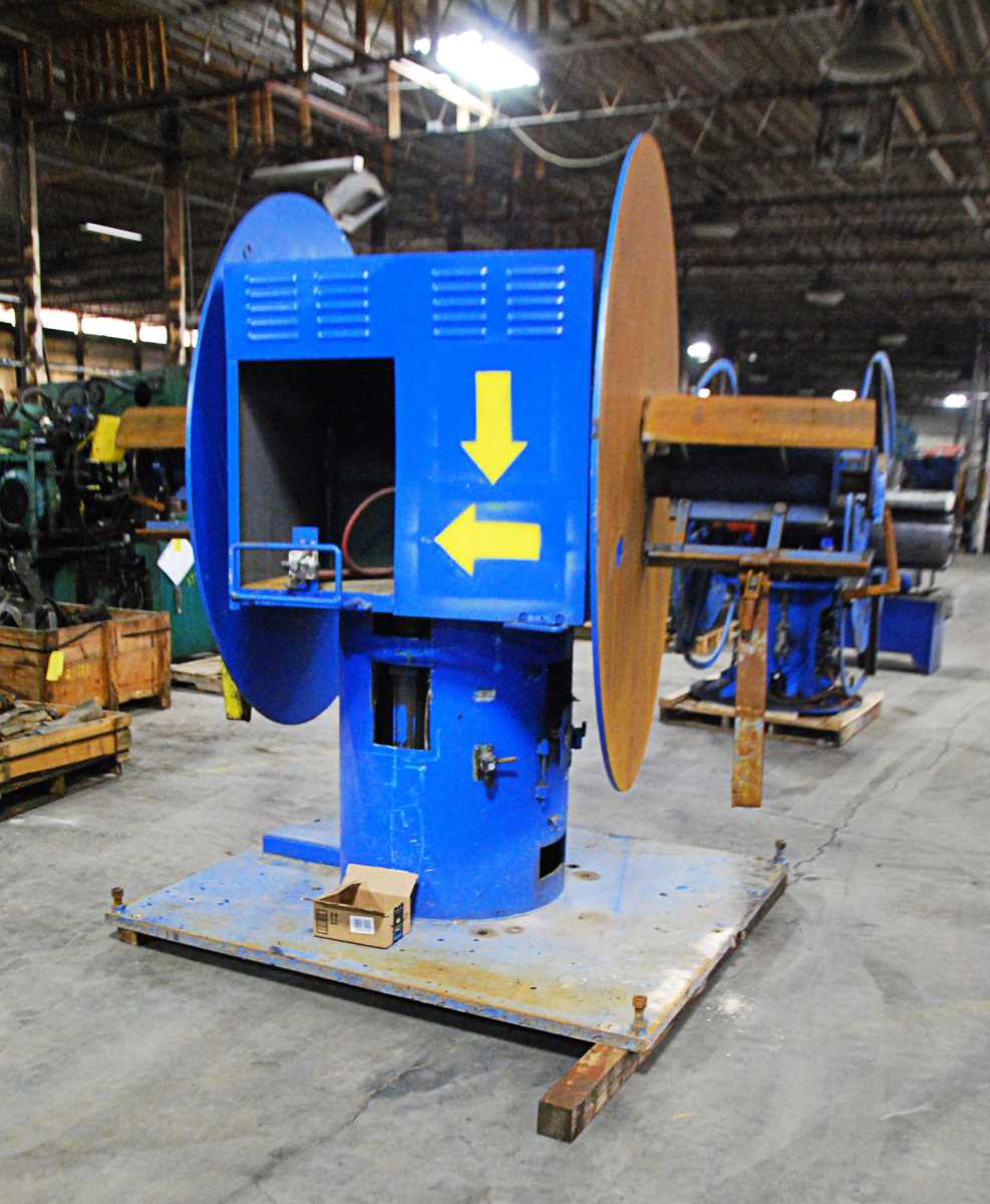 10000 lb. Coe Press Equipment, Double Uncoiler, 72" outside dimensions, 18" width, 15-20" ID, air brakes - Image 2