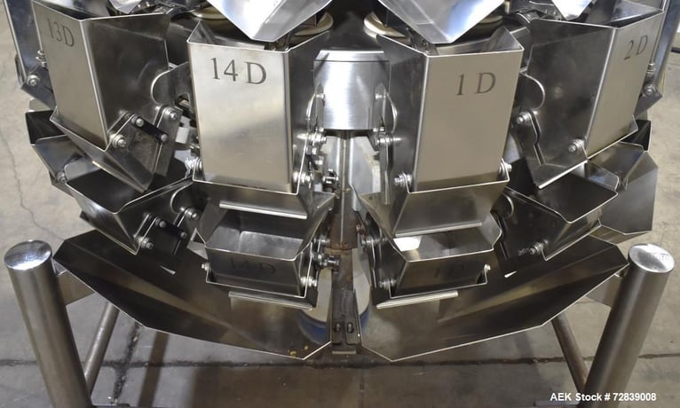 PFM #14C2, Multihead Weigher, 14-Head, 5000g Capacity, 180 WPM, 230 V. - Image 7