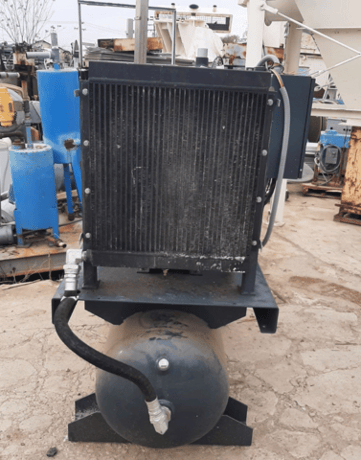 59 cfm, 125 psi, FS Curtis #RSB15, rotary screw air compressor, with refrigerated compressed air dryer - Image 3