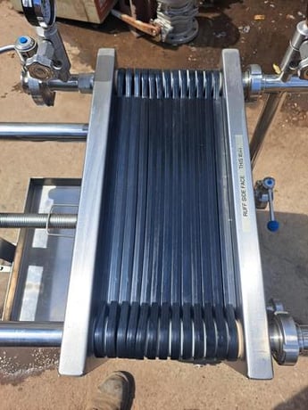 15.7" Spadoni #Kappa, Stainless steel filter press, 13 filter plates, 2007 - Image 5