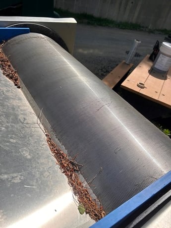 24" x 48" Stainless steel rotary screen, 48" x 48" x 96" tank - Image 3