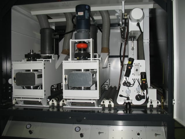 52" Timesavers #3331-25-133-SP, Single Pad Widebelt/Orbital, 3-Head, 6" thick, 10-30 FPM, 5250 CFM, unused - Image 2