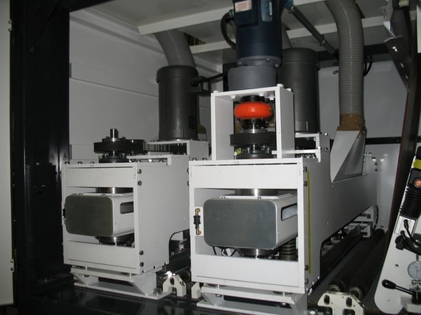 52" Timesavers #3331-25-133, Single Pad Widebelt/Orbital, 3-Head, 6" thick, 15-45 FPM, 5250 CFM, unused - Image 3