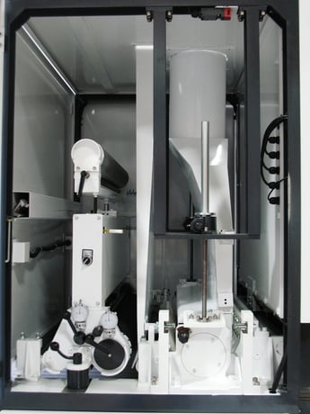 37" Timesavers #2321-23-21, Planer Sander, 2-Head, 5" thick, 15-45 FPM, 33-38" passline, 3500 CFM, unused - Image 3