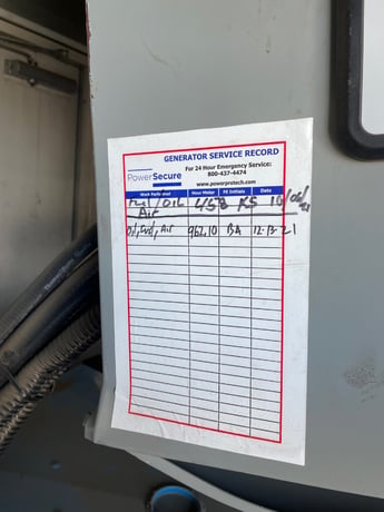 1250 KW Powersecure #573RSL5293, Diesel Mobile Generator, 277/480 Volts, low hours - Image 9