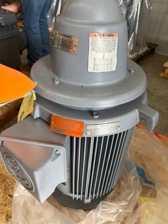 25 HP 1800 RPM Usem/nidec, Frame 284TPA-12", VHS, vertical hollow shaft, vertical hollow shaft, 230/460 Volts - Image 2