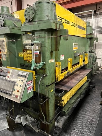 72" x .187" Herr Voss #VKL-84/2.687-17/7 5HI right hand, 5HI precision leveler - Image 1