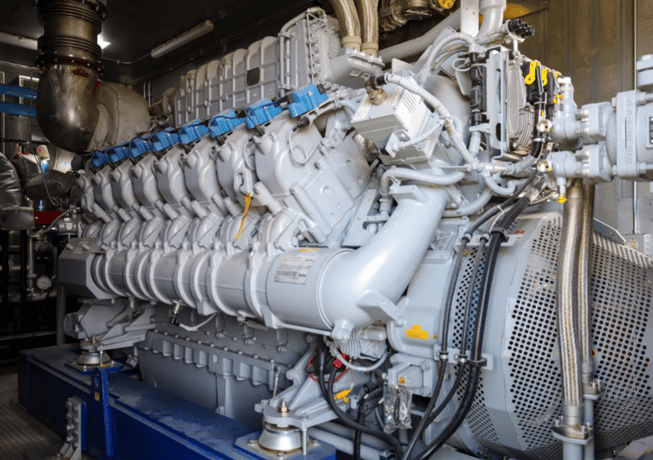 1550 KW Mtu #16V4000GS, Natural gas standby generator,weather protected enclosure / sound attenuated - Image 2