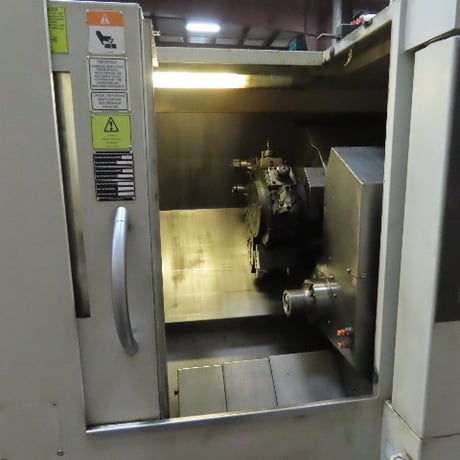 Hardinge #GS-51, CNC Turning Center, 3" PH W/LNS Bar Feeder (Needs Sub Spindle Work), 2000" mm between - Image 5