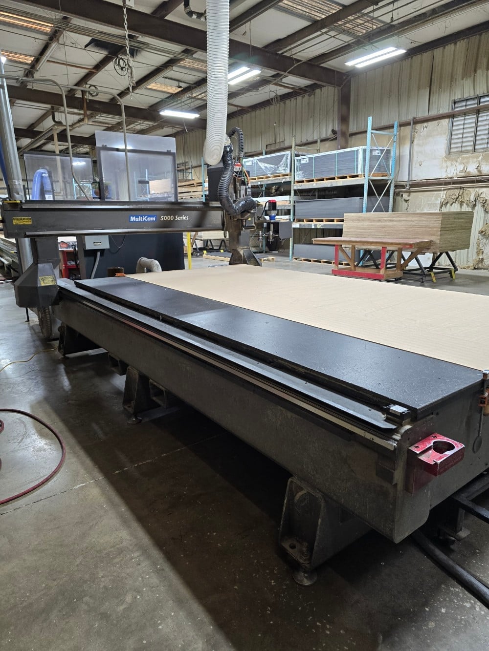 Multicam #5000, CNC router, 6.6' x 12' table, 2003, New Fanuc controls 2019, updated software, new spindle in - Image 1