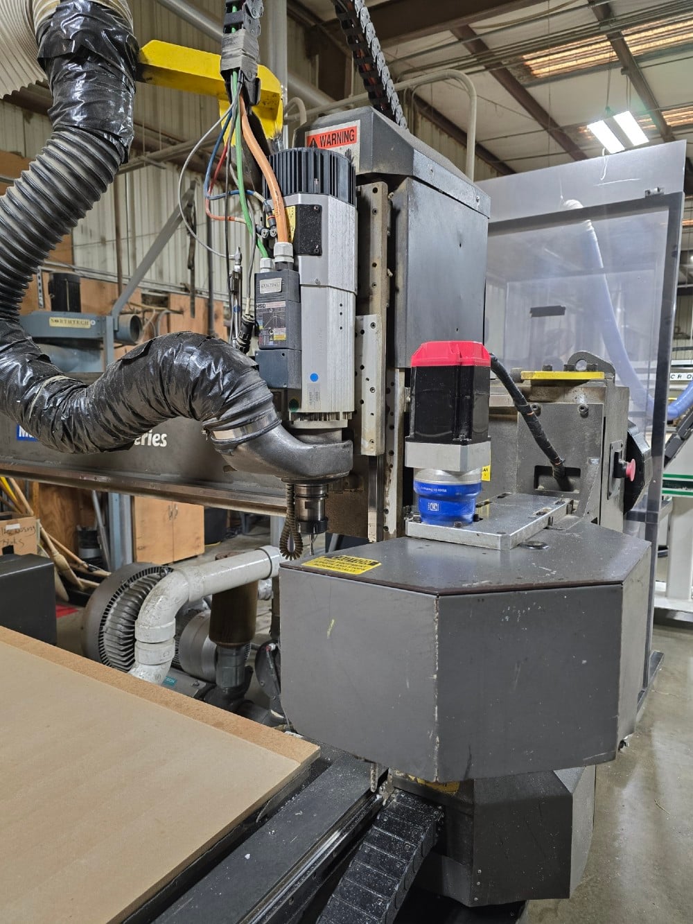 Multicam #5000, CNC router, 6.6' x 12' table, 2003, New Fanuc controls 2019, updated software, new spindle in - Image 2