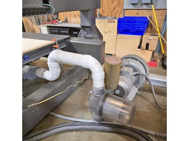 Multicam #5000, 5-305-R, CNC router, Fanuc 0i Series, 6' x 12' table, 24000 RPM, 20 HP vacuum pump, 2005 - Image 7