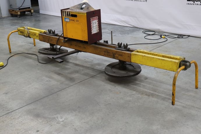 2000 lb. Caldwell #UniVac-330, vacuum lift, 6' usable span, 19" pad diameter, 110 V., 1 phase, adjustable - Image 5