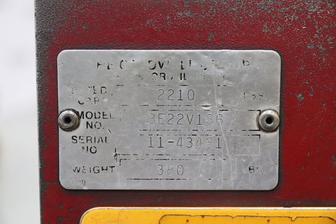 2000 lb. Caldwell #UniVac-330, vacuum lift, 6' usable span, 19" pad diameter, 110 V., 1 phase, adjustable - Image 8