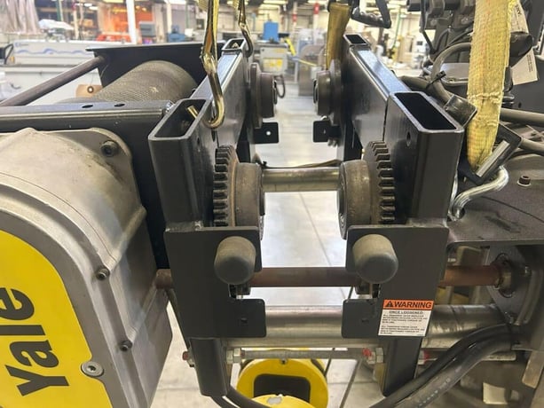 3 Ton, Yale #WA3M, overhead electric wire rope hoist, Flex 4EX receiver, 2015 - Image 9