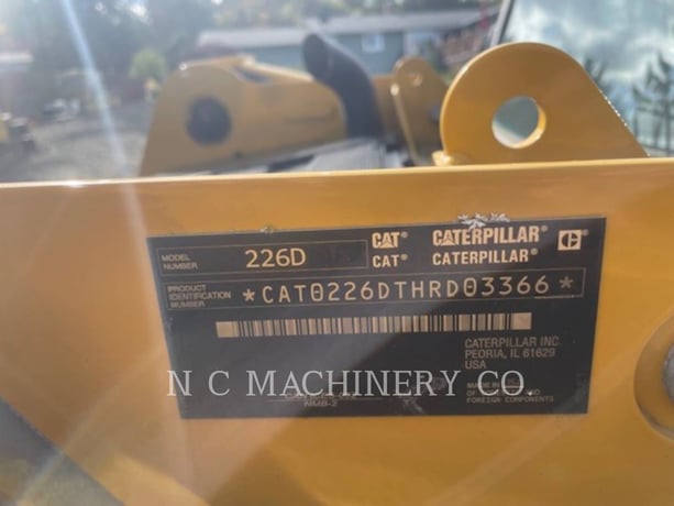 Cat 226D, Skid Steer Loader, 451 hours, S/N: HRD03366, 2018 - Image 6