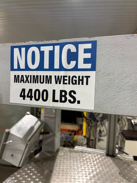 4400 lb. Noxon Stamping Automation, double pallet decoiler - Image 3