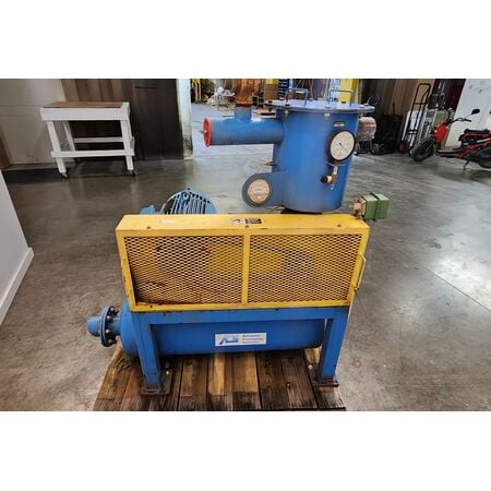 348 cfm, Howden #47-URAI-L, rotary lobe positve displacement blower, 15 HP, 15" HgV - Image 4