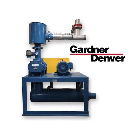 1315 cfm, Gardner Denver Sutorbilt 6LS #GAFLCSA, vacuum blower, 8" Hg, 20 HP, acoustic silencer, filter - Image 1