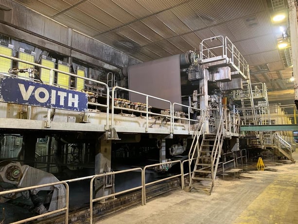 Voith Fourdrinier, 110" paper machine, 2002 - Image 1