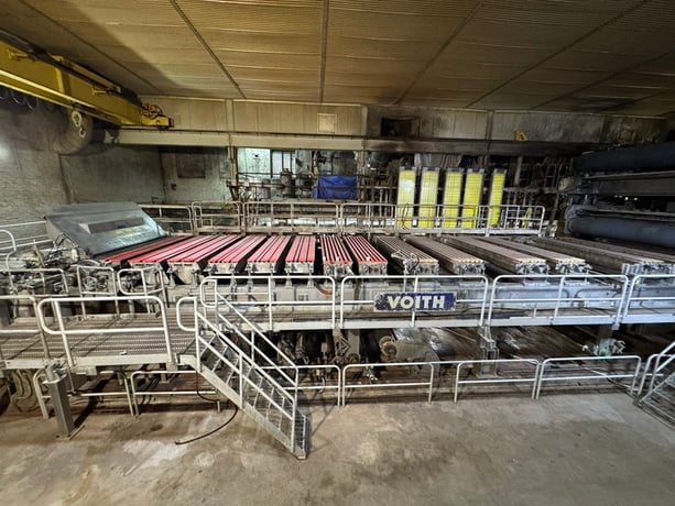 Voith Fourdrinier, 110" paper machine, 2002 - Image 2