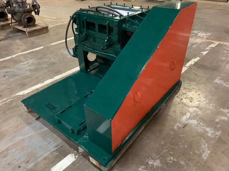 Nelmor, granulator, 3 knife solid rotor, 10" OD discharge, 75 HP, cyclone blower, recently rebuilt - Image 3