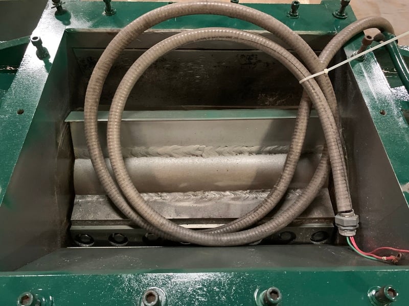Nelmor, granulator, 3 knife solid rotor, 10" OD discharge, 75 HP, cyclone blower, recently rebuilt - Image 4