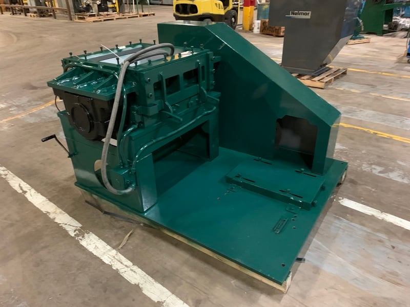 Nelmor, granulator, 3 knife solid rotor, 10" OD discharge, 75 HP, cyclone blower, recently rebuilt - Image 8