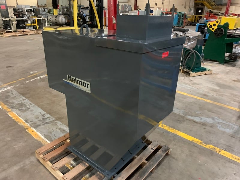 Nelmor, granulator, 3 knife solid rotor, 10" OD discharge, 75 HP, cyclone blower, recently rebuilt - Image 10