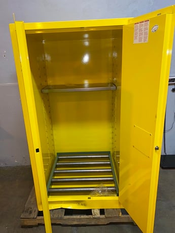 JustRite, Flammable Cabinets, 55 gallon, double doors, AS IS - Image 5