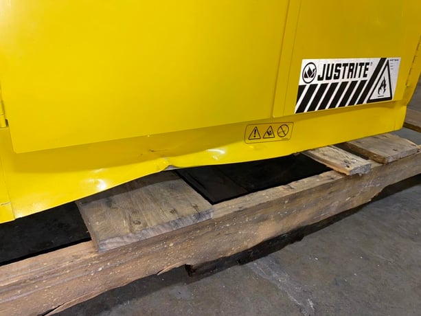JustRite, Flammable Cabinets, 55 gallon, double doors, AS IS - Image 7