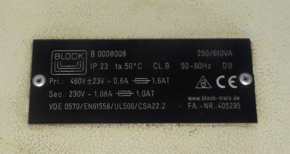 250/610 VA, Block B-0008008, block, 50/60 Hz, 1 yr warranty - Image 5