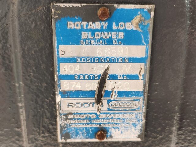 Roots #404-RCS-JV, rotary blower, carbon steel, 3-1/2" inlet/outlet, no drive - Image 2