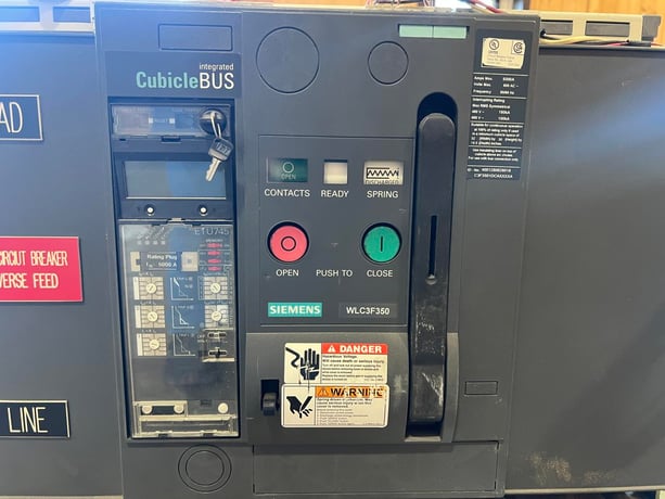 5000 Amps, Siemens, WLC3F350, motorized breaker with adjustable trip unit, with GFCI module, 2021 - Image 8