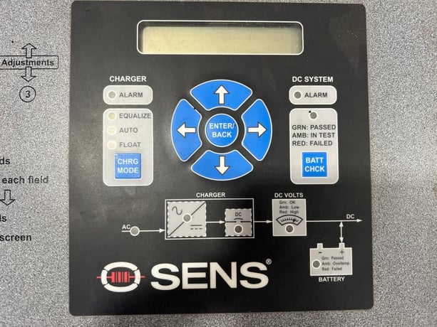 SENS #Q024025TL511A, automatic battery charger/, 25 amp max., 2008 - Image 3