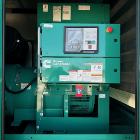 500 KW Cummins #500DFEK, Diesel Generator, 277/480V. 3-Phase, 24 hr run time, steel weather enclosure - Image 3