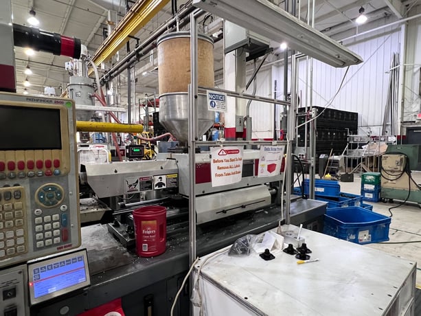 85 Ton, 5 oz., Van Dorn #85-HT-5F, horizontal injection molding machine, 13" x16" tie bar spacing, 22" DL, 15 - Image 6