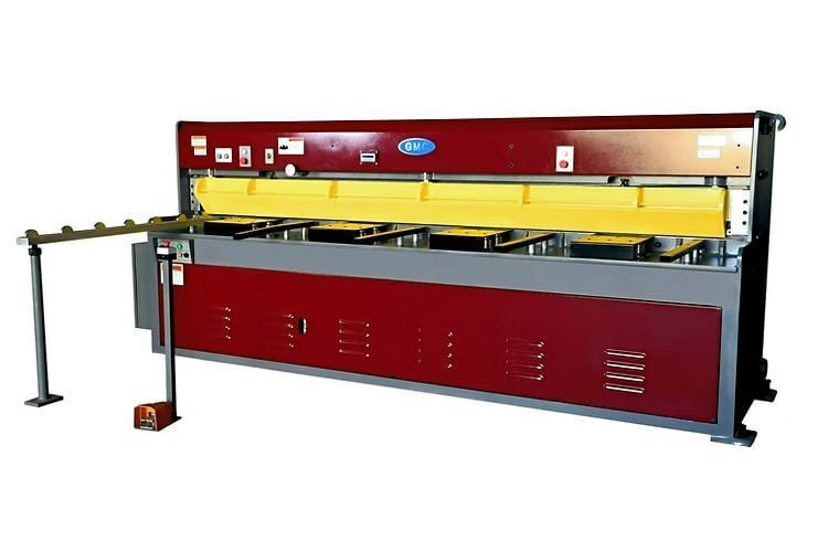 1/4" x 8' GMC #HS-0825E, Hydraulic Metal Shear, 20 HP, w/ electric 36" Back Gauge, 8' 2" blade, 10-15 SPM, new - Image 1