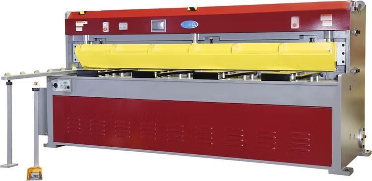 1/4" x 10' GMC #HS-1025E, Hydraulic Metal Shear, w/ electric 24" Back Gauge, 10' 2" blade, 10-12 SPM, 18" - Image 1