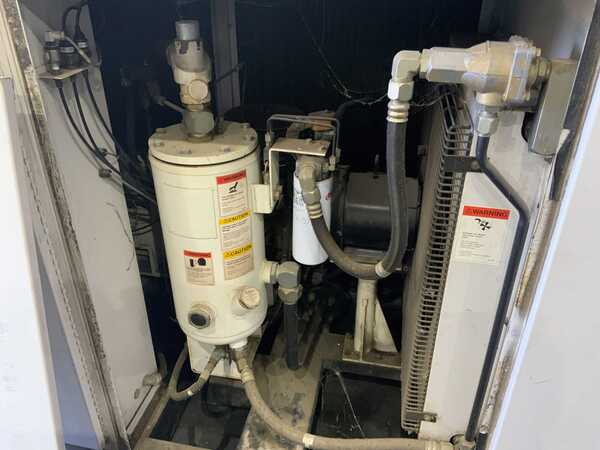 194 cfm, 128 psig, Ingersoll-Rand #SSR-EPE50SE, air compressor, 50 HP, 5320.6 hours, 1994 - Image 7