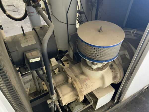 194 cfm, 128 psig, Ingersoll-Rand #SSR-EPE50SE, air compressor, 50 HP, 5320.6 hours, 1994 - Image 8
