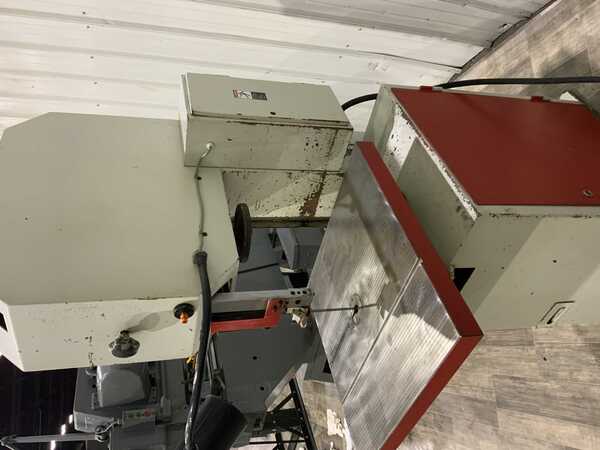 16" x 12-1/2" Dake, Johnson #V16, vertical band saw, 23-1/2" x 23-1/2" table, blade welder - Image 2